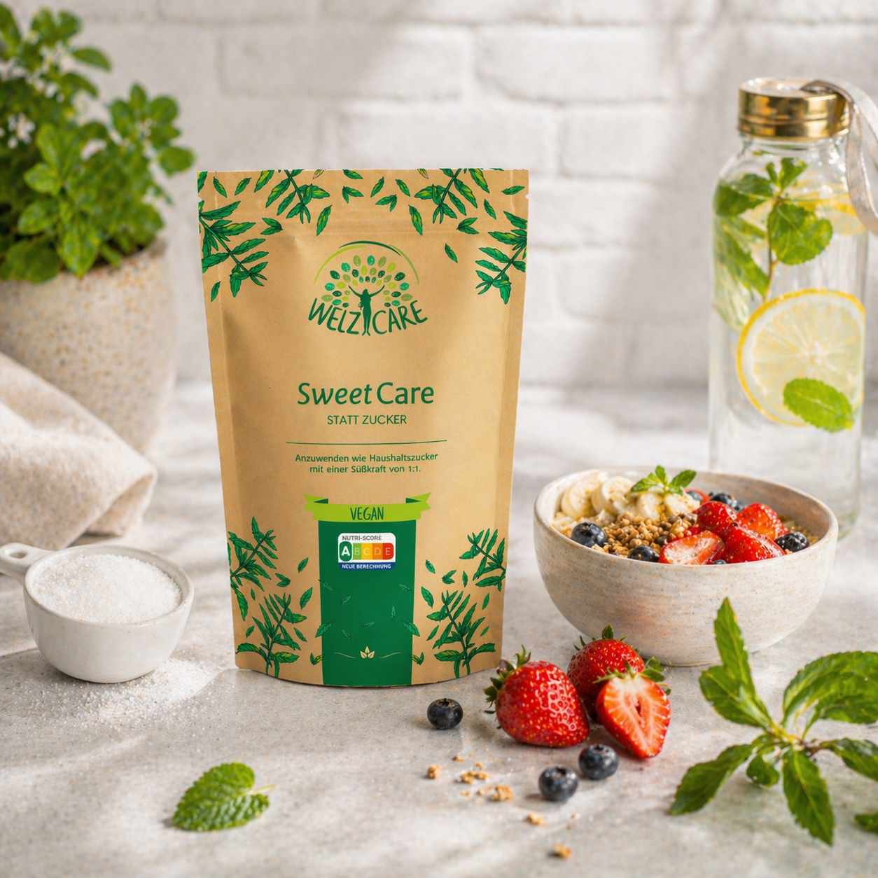 Sweetcare statt Kristallzucker